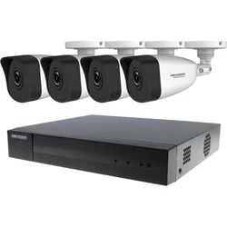 HIKVISION HiWatch KIT bullet/ 4Mpix/ 1x NVR HWN-2104MH-4P(C)/ 4x IP kamera HWI-B140H(C)/ POE+/ HDMI/ VGA/ LAN/ SATA