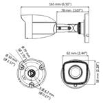 HIKVISION HiWatch turbo HD kamera HWT-B150-M/ Bullet/ 5Mpix rozlíšenie/ 2,8mm objektív/ IP66 ochrana/ IR do 20m/ kov