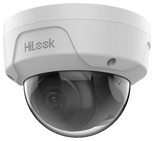 HiLook IP kamera IPC-D121H(C)/ Dome/ rozlišení 2Mpix/ objektiv 2.8mm/ H.265+/ krytí IP67+IK10/ IR až 30m/ kov+plast