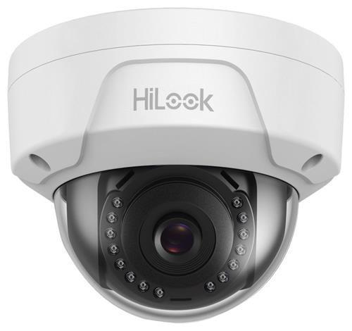 HiLook IP kamera IPC-D140H(C)/ Dome/ rozlišení 4Mpix/ objektiv 2.8mm/ H.265+/ krytí IP67+IK10/ IR až 30m/ kov+plast
