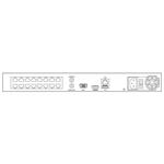 HiLook NVR rekordér NVR-216MH-C/16P(C)/ pro 16 kamer/ rozlišení 8Mpix/ HDMI/ VGA/ 1x RJ45/ kov