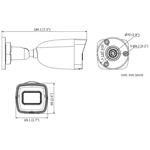 HiLook Powered by HIKVISION/ IPC-B140HA-LU/ Bullet/ 4Mpix/ 2.8mm/ Smart Hybrid Light/ MD2.0/ H.265+/ IP67/ IR 30m