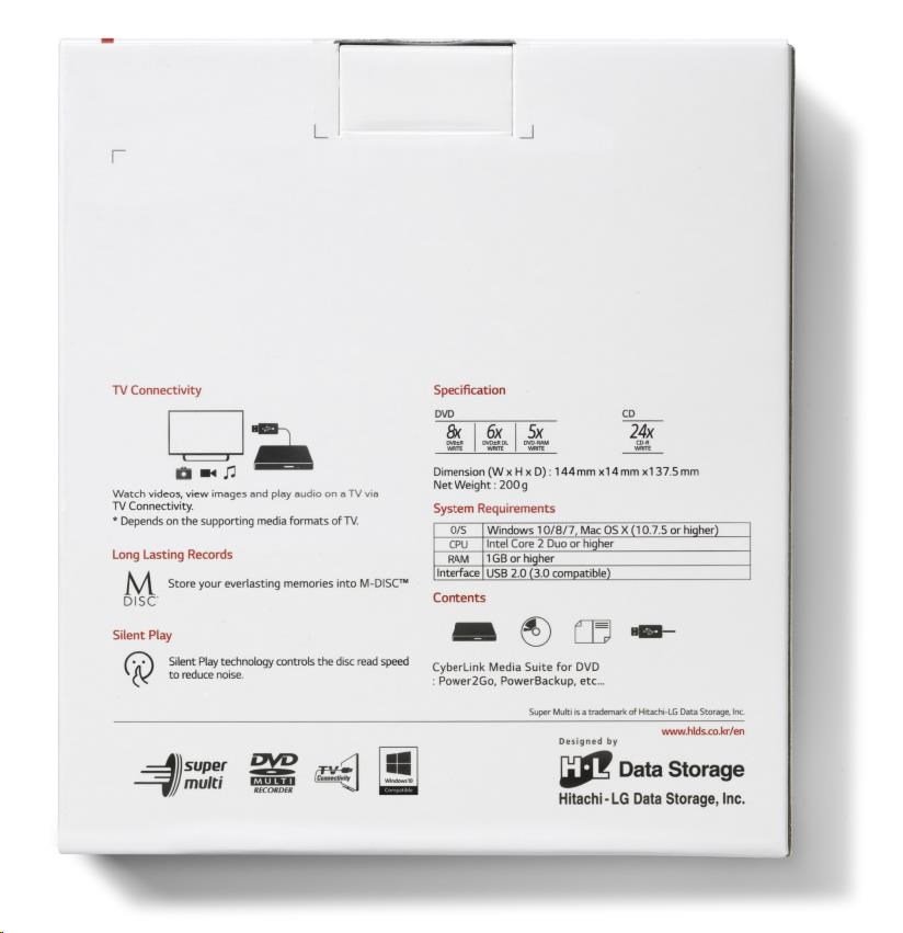 Hitachi-LG GP60, černá (GP60NB60) | TSBOHEMIA.CZ