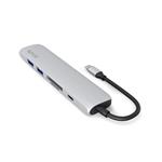 Hliníkový náboj Epico 6v1
8K s konektorom USB-C - strieborný