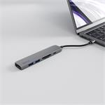 Hliníkový náboj Epico 6v1
8K s konektorom USB-C - vesmírne sivý
