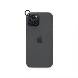 Hliníkový ochranný kryt objektívu Epico pre Apple iPhone 16/16 Plus - čierny