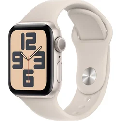 HOD GPS MTP Apple Watch SE 40mm Hvězdně bílý hliník s hvězdně bílým sportovním řemínkem - S/M