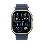 HOD GPS MTP Apple Watch Ultra 2 GPS + Cellular, 49 mm titánové puzdro s modrým oceánskym remienkom