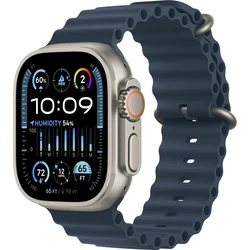 HOD GPS MTP Apple Watch Ultra 2 GPS + Cellular, 49 mm titánové puzdro s modrým oceánskym remienkom