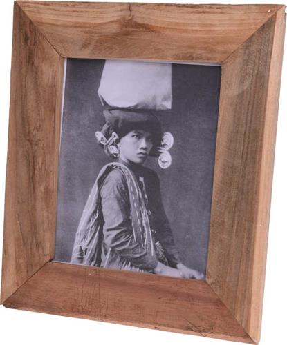 Homestyling Fotorámeček z teakového dřeva, 37 x 32,5 cm