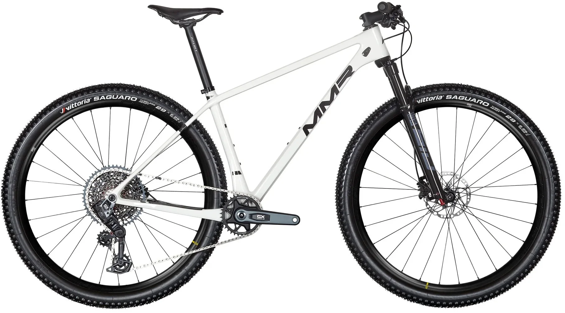 Horský bicykel MMR RAKISH 00 - Light Grey N Black - veľkosť M / 2024