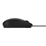 HP 125 myš, kancelárska, optická, s káblom, USB, čierna