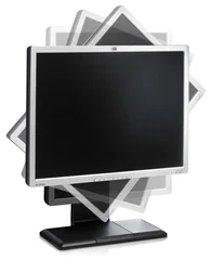 HP 20" LCD LP2065, 1600x1200 800:1 8ms DVI pivot