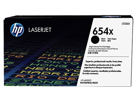 HP 654X tisková kazeta černá velká, CF330X