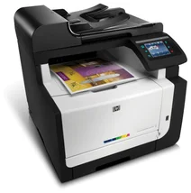 HP Color LaserJet CM1415fnw ePrint, A4 600dpi 12/8ppm 160MB, displej 3,5" USB LAN WiFi FAX