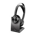 HP Poly Voyager Focus 2 MS USB-C-C Headset + USB-C/A Adapter + Nabíjecí stojánek (9T9J6AA)