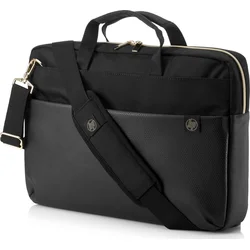 HP Taška Pavilion Accent - black + gold do 15,6" 4QF94AA - Notebooky příslušenství