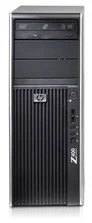 HP Z400 Xeon W3550, 1TB HDD SATA, 2x2GB PC3-10600(6DIMM), DVD+-RW, MCR, W7Pro 64b