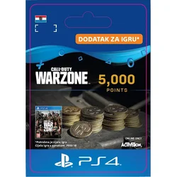 HR - 5,000 Call of Duty®: Warzone™ Points elektronická licence