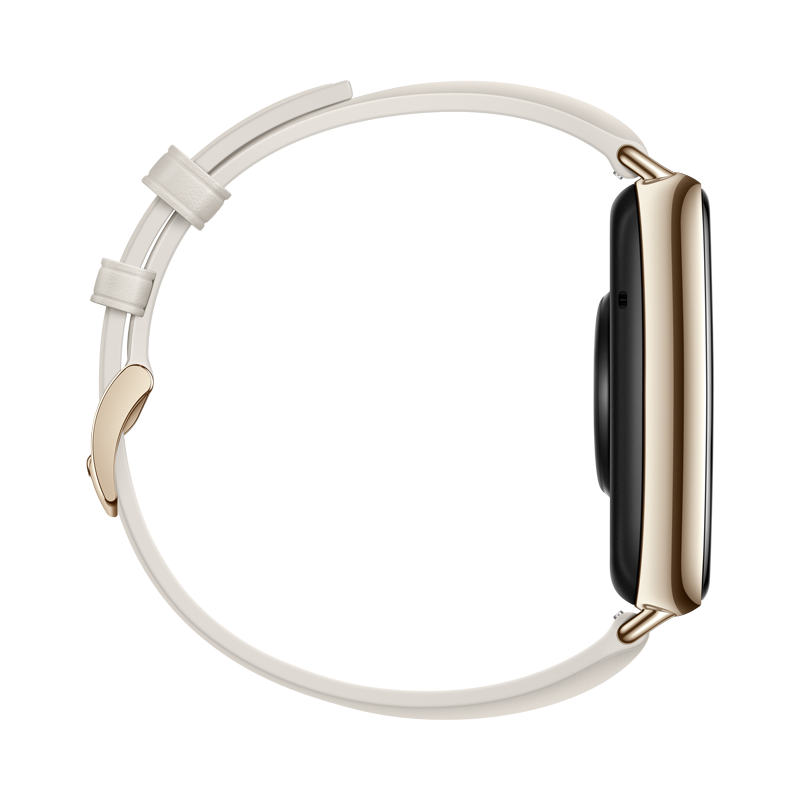 Huawei Watch Fit 2 Classic Moon White + Moon White Leather Strap