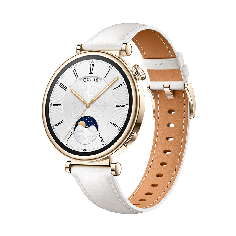 Huawei Watch GT4 41 mm biela koža