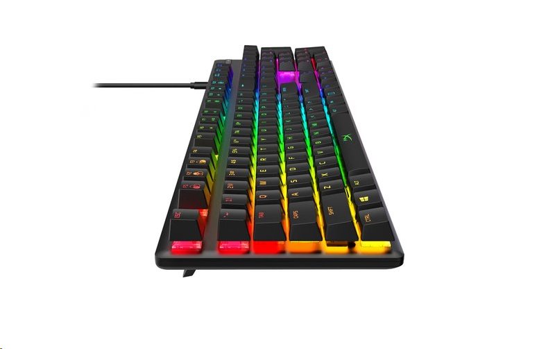 HyperX Alloy Origins Red - americké rozloženie