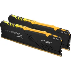 HyperX FURY DDR4 16GB (Kit 2x8GB) 3200MHz CL16 SR x8 RGB HX432C16FB3AK2/16 - Paměťové moduly