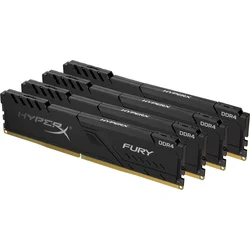 HyperX FURY DDR4 32GB (Kit 4x8GB) 3200MHz CL15 SR x8 černá