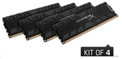 HyperX Predator DDR4 32GB (Kit 4x8GB) 3200MHz CL16 DIMM 1.35V, černý chladič