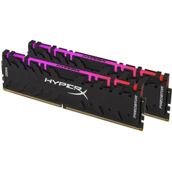 HyperX Predator DDR4 64GB (Kit 2x32GB) 3200MHz CL16 DIMM 1.35V, RGB chladič HX432C16PB3AK2/64 - Paměťové moduly - DDR