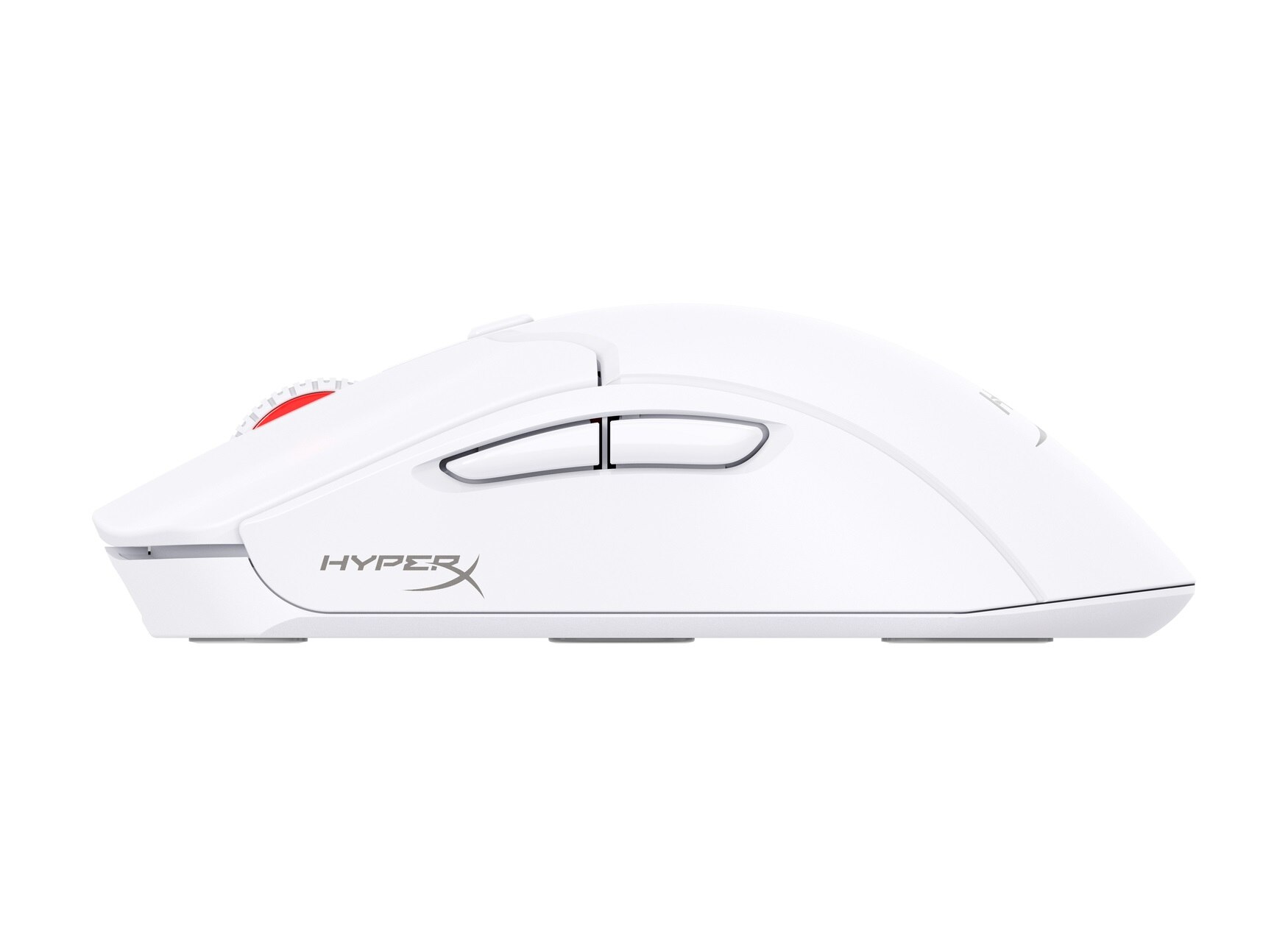HyperX Pulsefire Haste 2/Herní/Optická/Pro praváky/26 000 DPI/USB+BT/Bílá