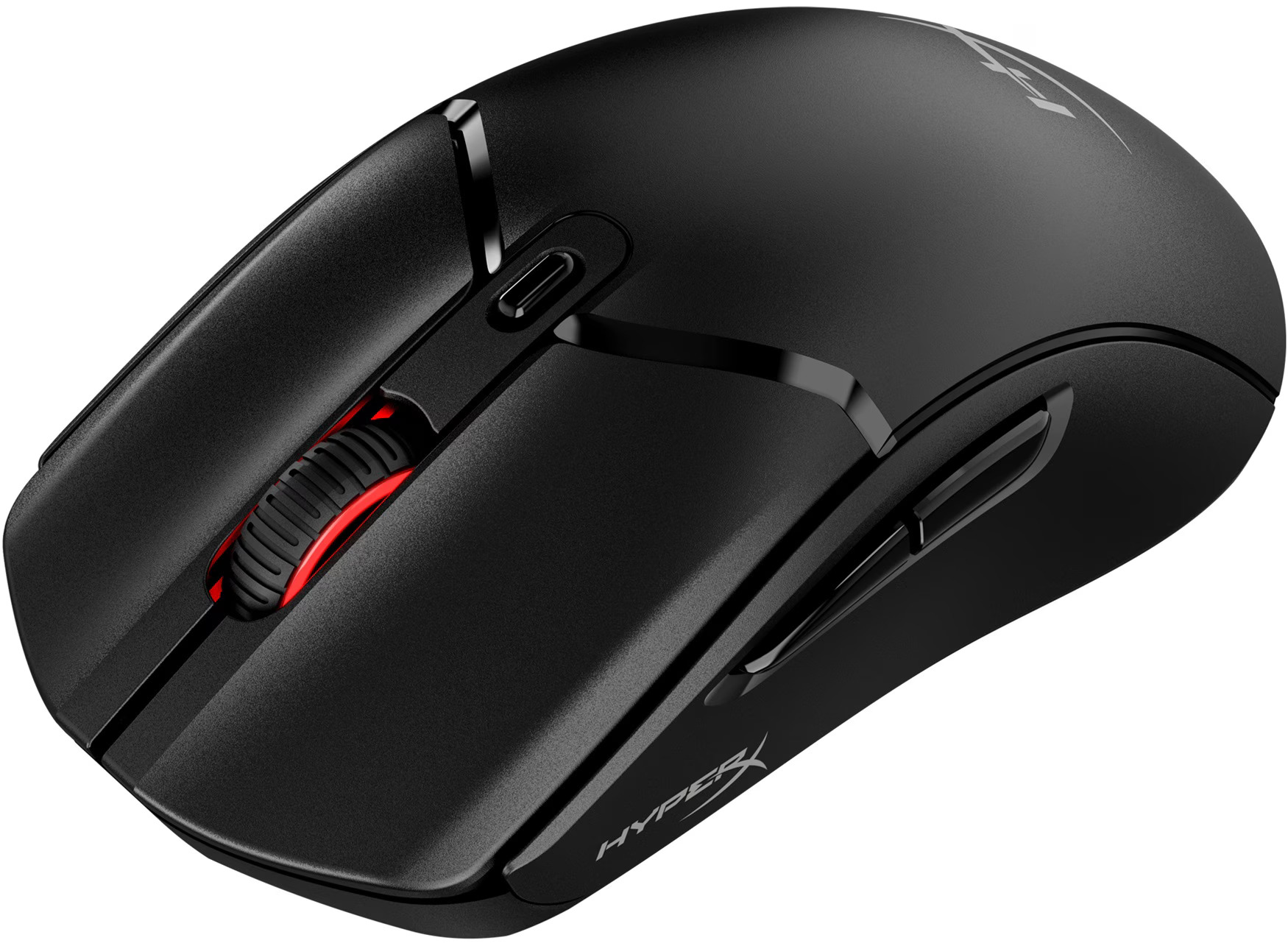HyperX Pulsefire Haste 2 Core/Herná/Optická/12 000 DPI/USB+BT/Čierna