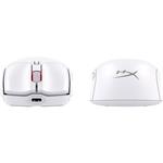 HyperX Pulsefire Haste 2 Mini/Herná/Optická/Pre pravákov/26 000 DPI/Káblová/Bezdrôtová/Biela