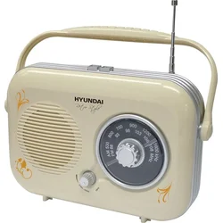 HYUNDAI KR Retro PR 100 krémové HYUPR100B - Radiopřijímače
