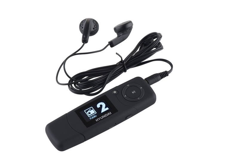HYUNDAI MP3 přehrávač MP 366 GB8FM B černý