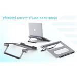 i-tec Kovová chladiaca podložka pre notebooky (do 15,6") + USB-C dokovacia stanica (PD 100W)
