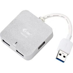i-tec USB 3.0 Metal Passive HUB 4 Port bez napájecího adaptéru pro Notebook Ultrabook Tablet PC Podpora Win a Mac OS