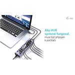 i-tec USB 3.0/USB-C nabíjací HUB 9port LAN + napájací adaptér 60W