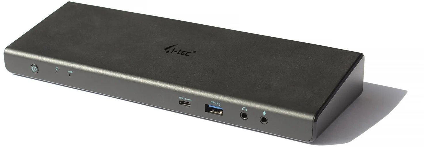 I-TEC USB 3.0 / USB-C / Thunderbolt 3 Dual Display Docking Station + Power Adapter 100W CADUAL4KDOCKPD