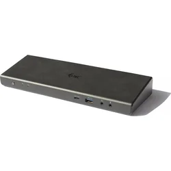 I-TEC USB 3.0 / USB-C / Thunderbolt 3 Dual Display Docking Station + Power Adapter 100W CADUAL4KDOCKPD