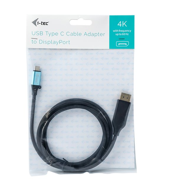 i-tec USB-C DisplayPort Cable Adapter 4K / 60 Hz 200cm