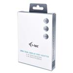 i-tec USB-C na 4K Dual Display Port adaptér