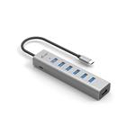 i-tec USB-C nabíjací kovový HUB so 7 portami