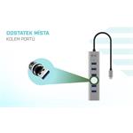 i-tec USB-C nabíjací kovový HUB so 7 portami