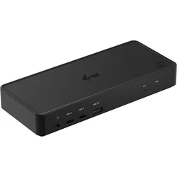 i-tec USB-C/Thunderbolt KVM dokovacia stanica s dvoma displejmi, Power Delivery 65/100W