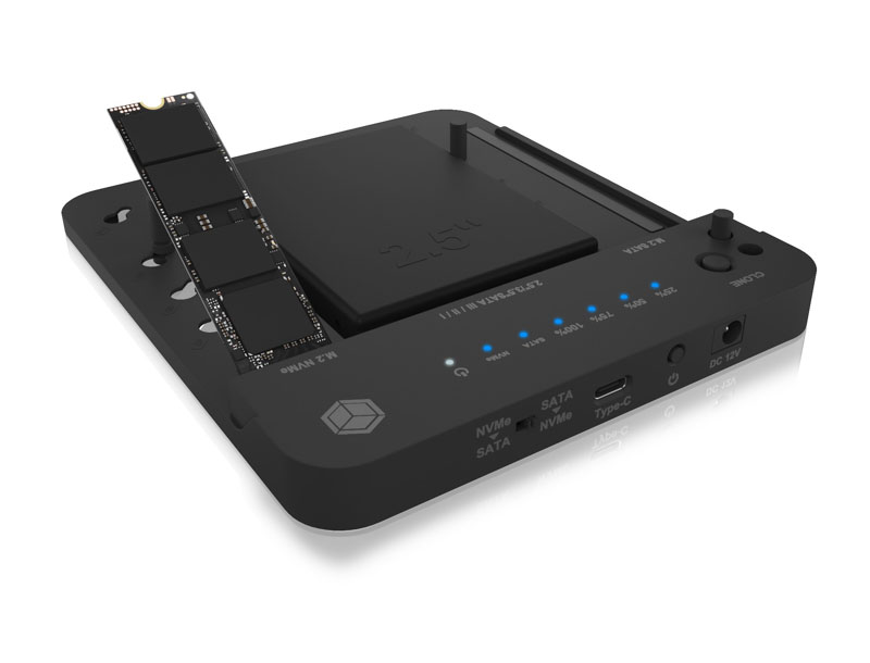 ICY BOX IB-2915MSCL-C31 CloneStation & DockingStation M.2 NVME & SATA