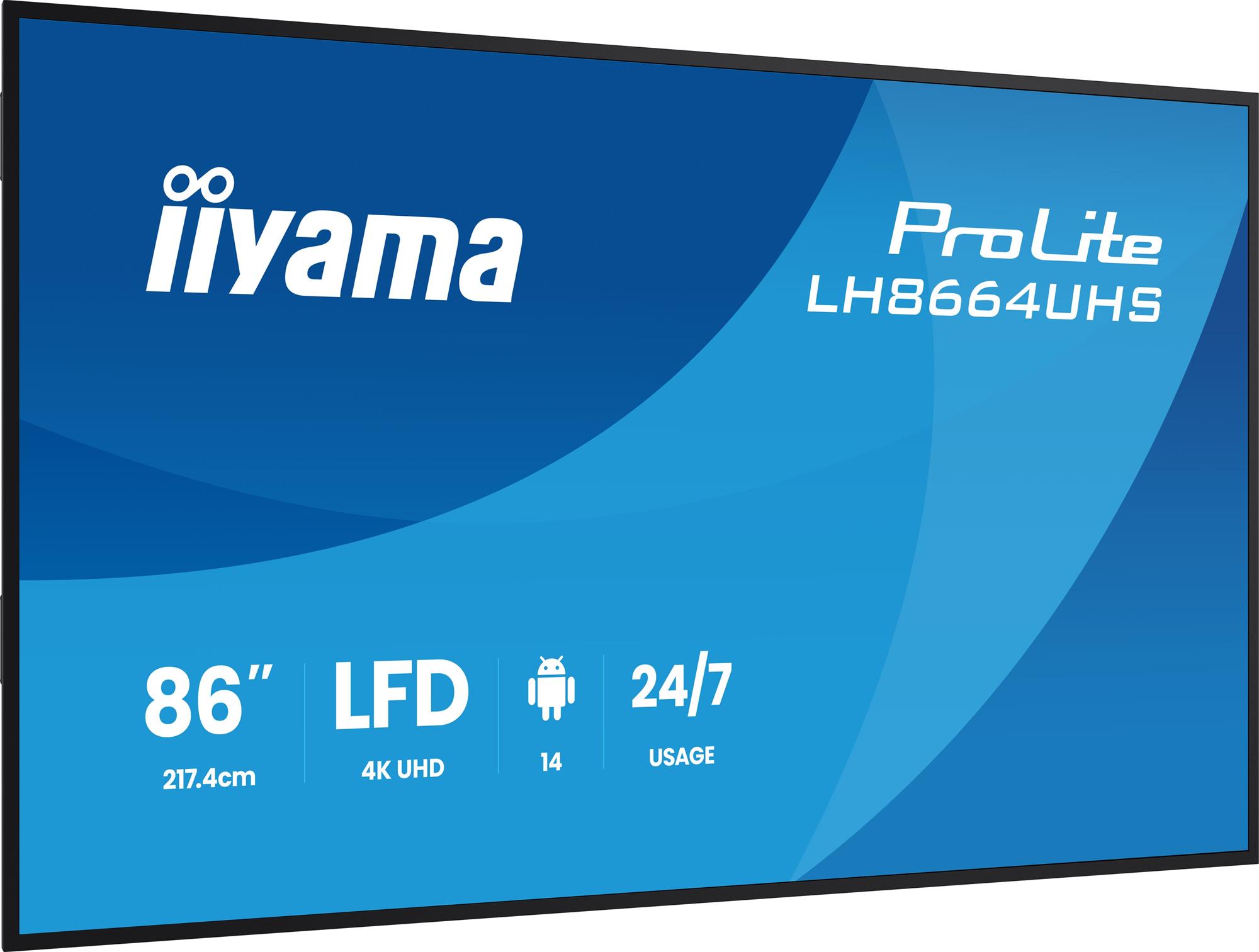 iiyama LH8664UHS-B3AG 86"