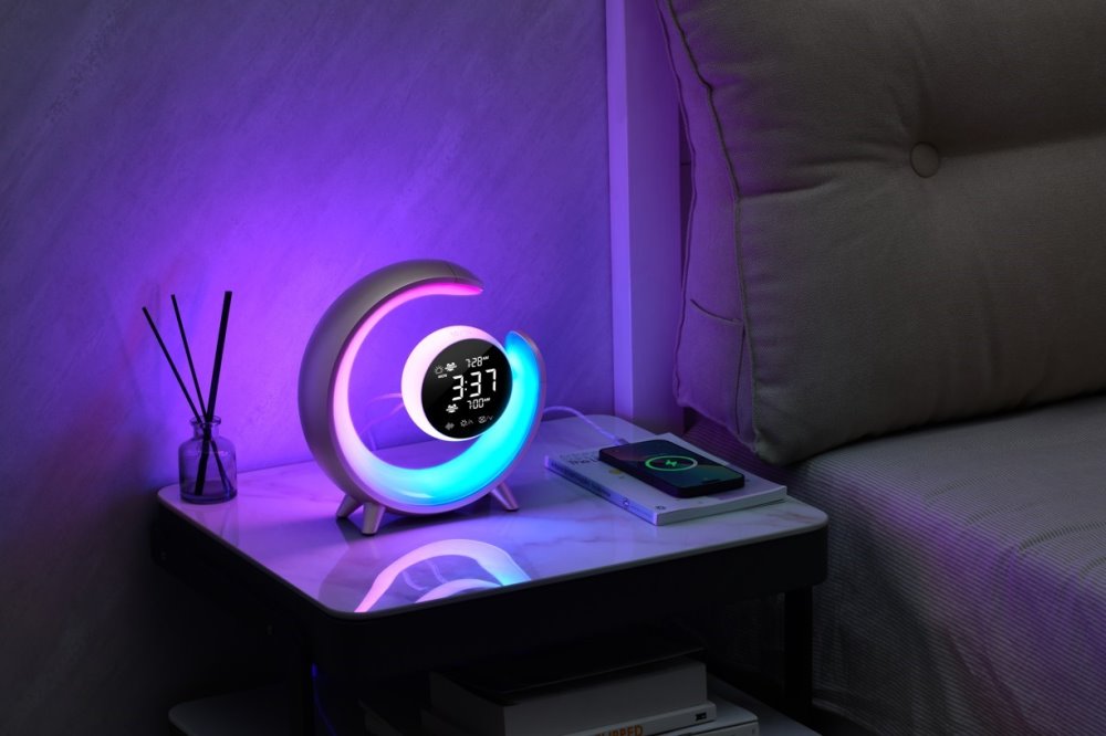 IMMAX LED nočná lampa PEACOCK zlatá
