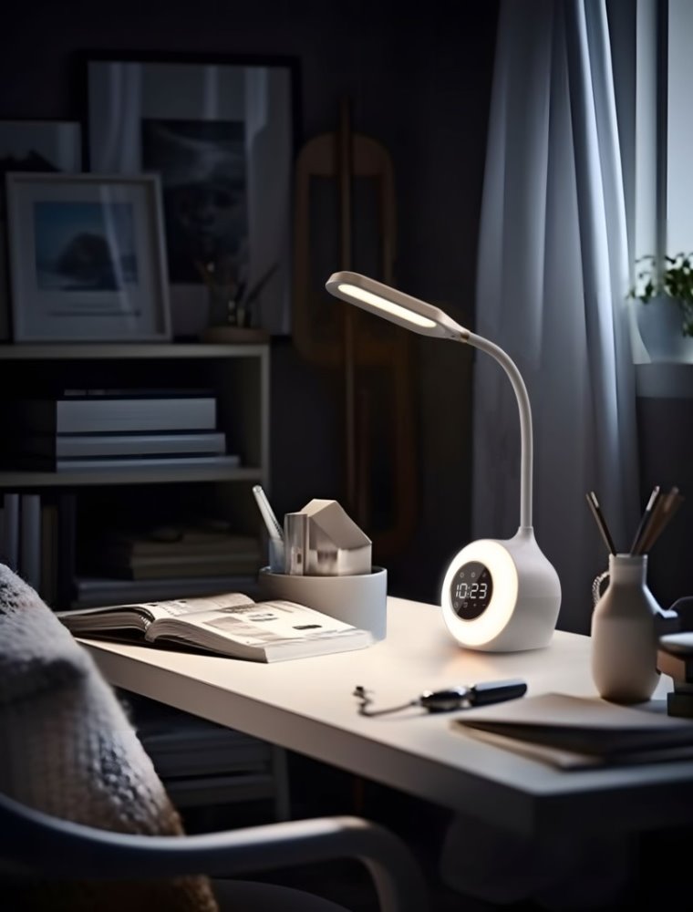 IMMAX LED stolová lampa FALCON biela
