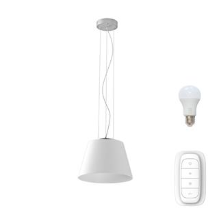 Immax NEO CONO závesné svietidlo biele sklo 32cm vrátane Smart zdroj E27 RGBW 07053L